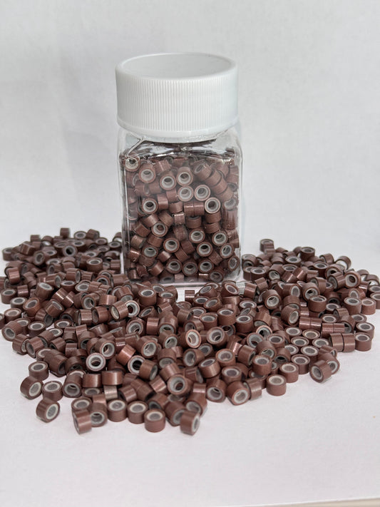 Medium Brown Micro Rings (500 pcs)