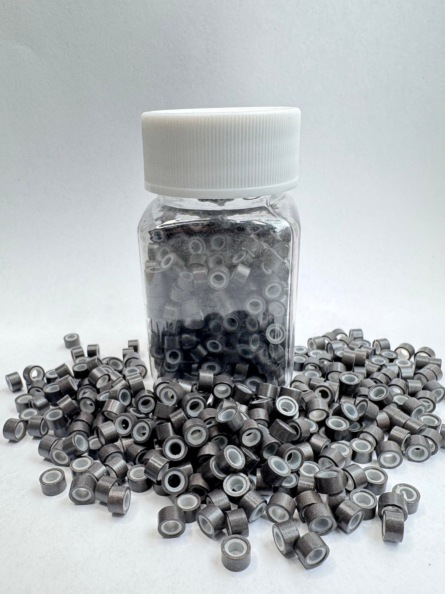 Dark Brown Micro Rings (500 pcs)